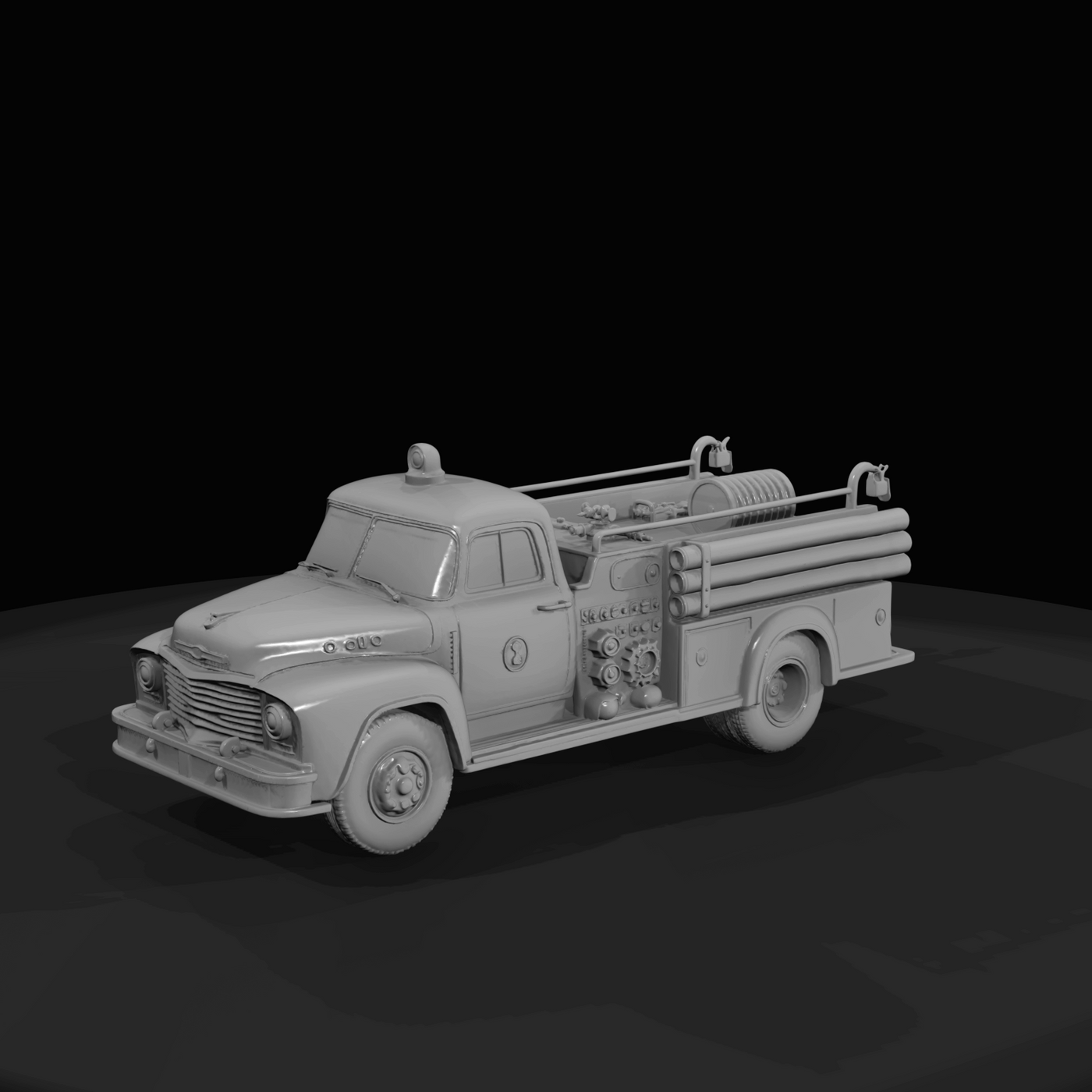 Fire Engine Pumper Truck (1950s)