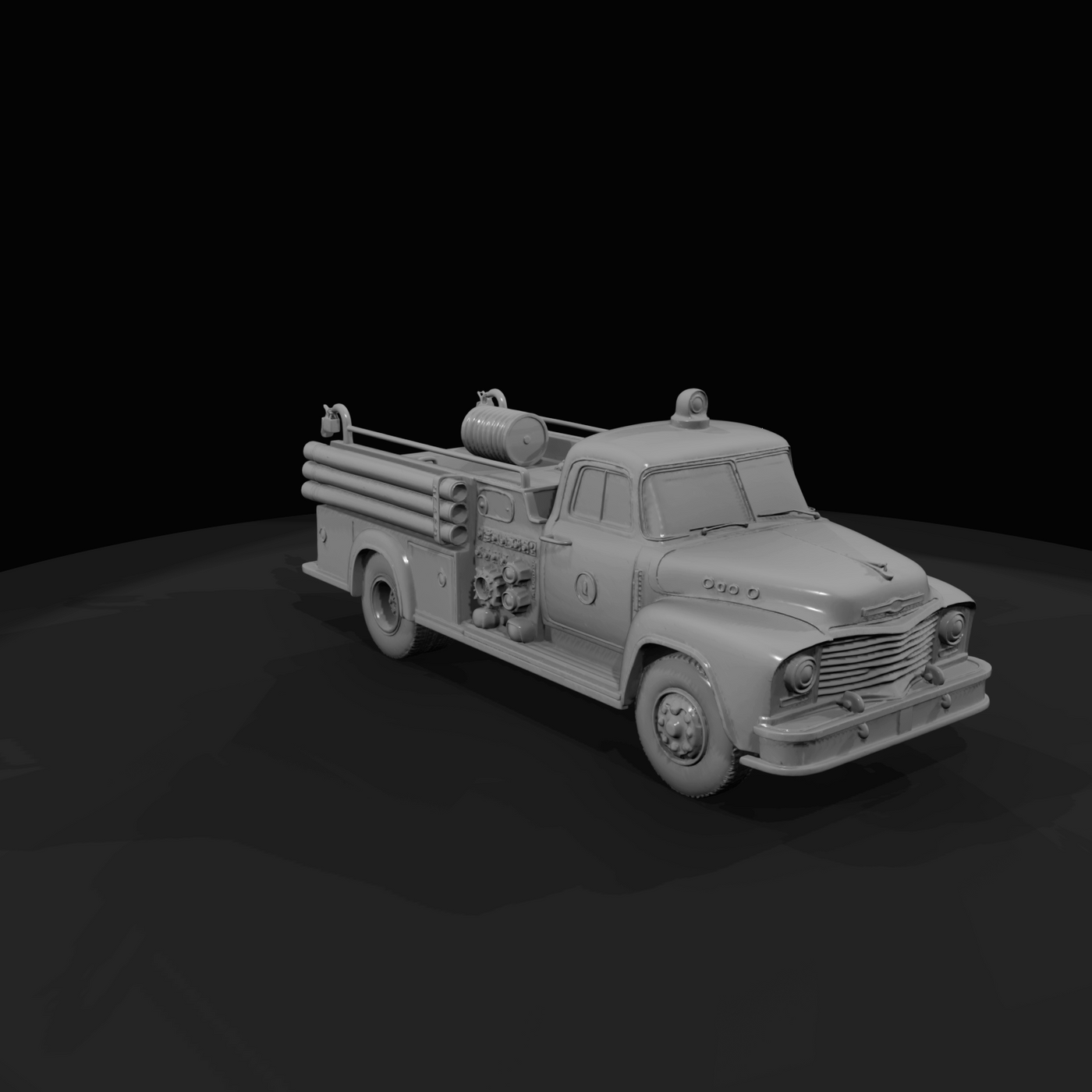 Fire Engine Pumper Truck (1950s)