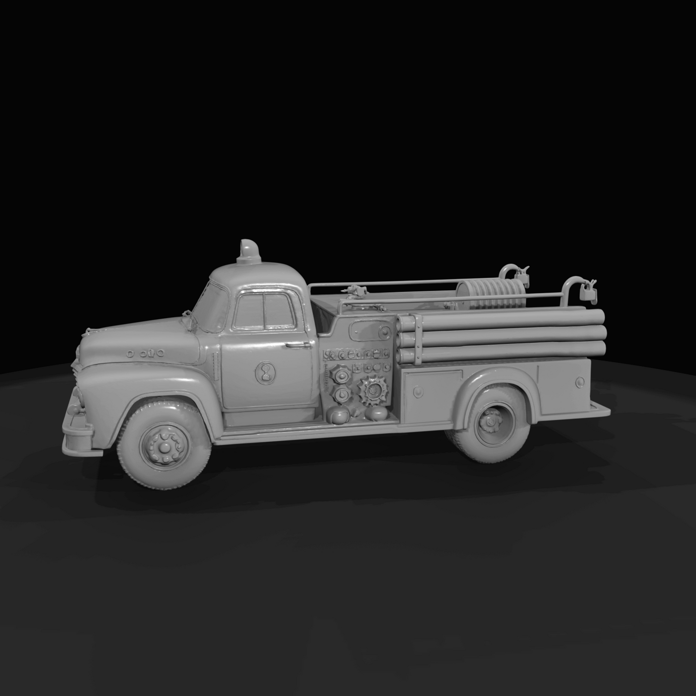Fire Engine Pumper Truck (1950s)