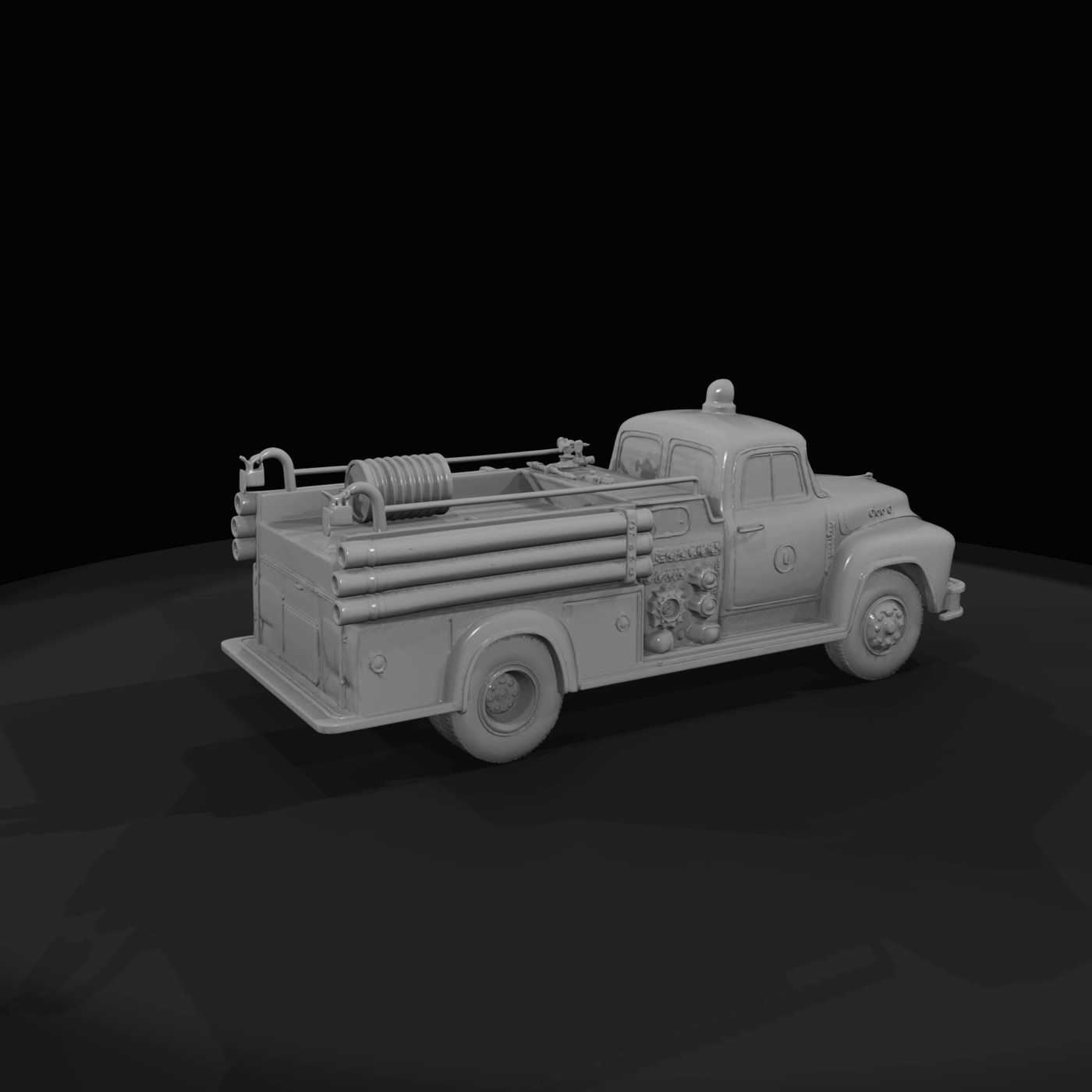 Fire Engine Pumper Truck (1950s)