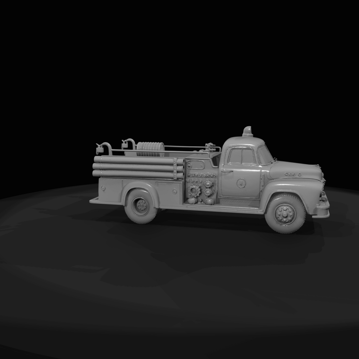 Fire Engine Pumper Truck (1950s)
