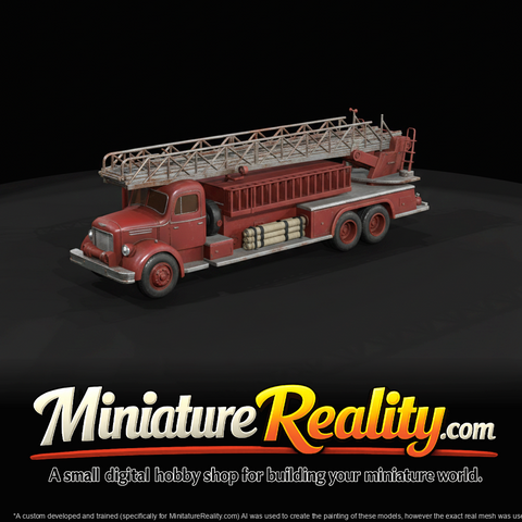 1940's Ladder Fire Truck
