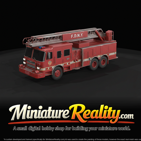 FDNY unit 120 (red ladder truck)