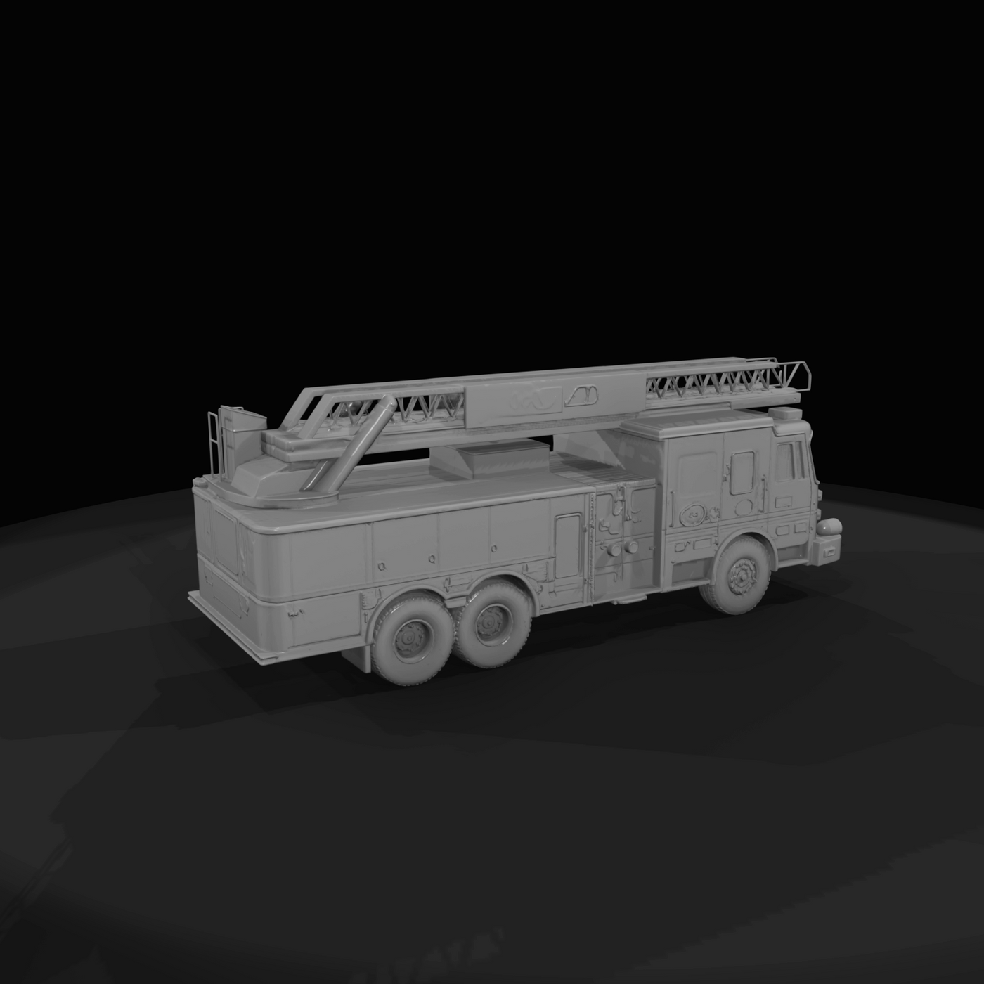 ladder fire engine / aerial platform fire truck
