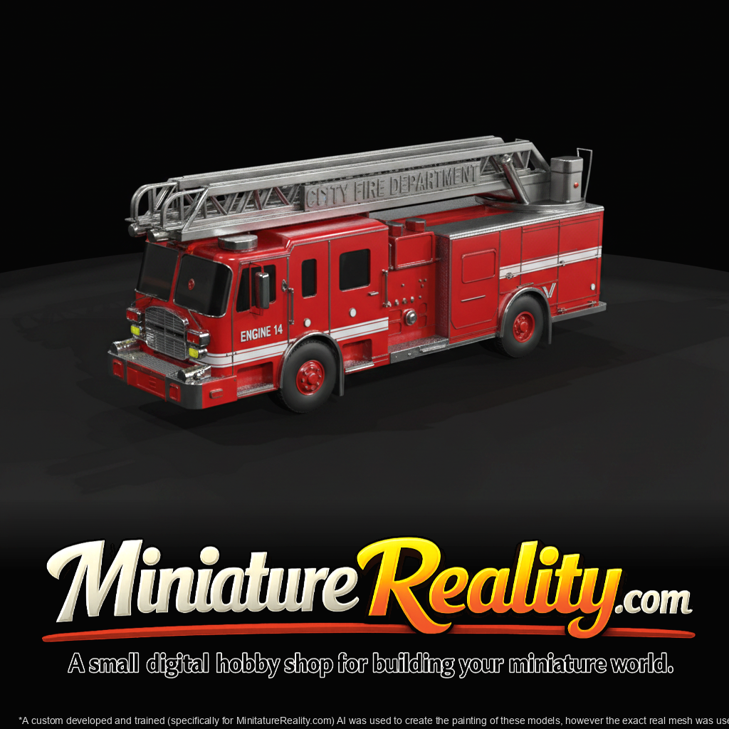 1980's Small Ladder Truck