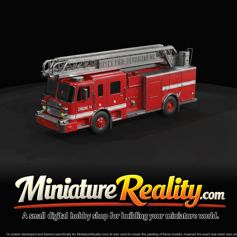1980's Small Ladder Truck
