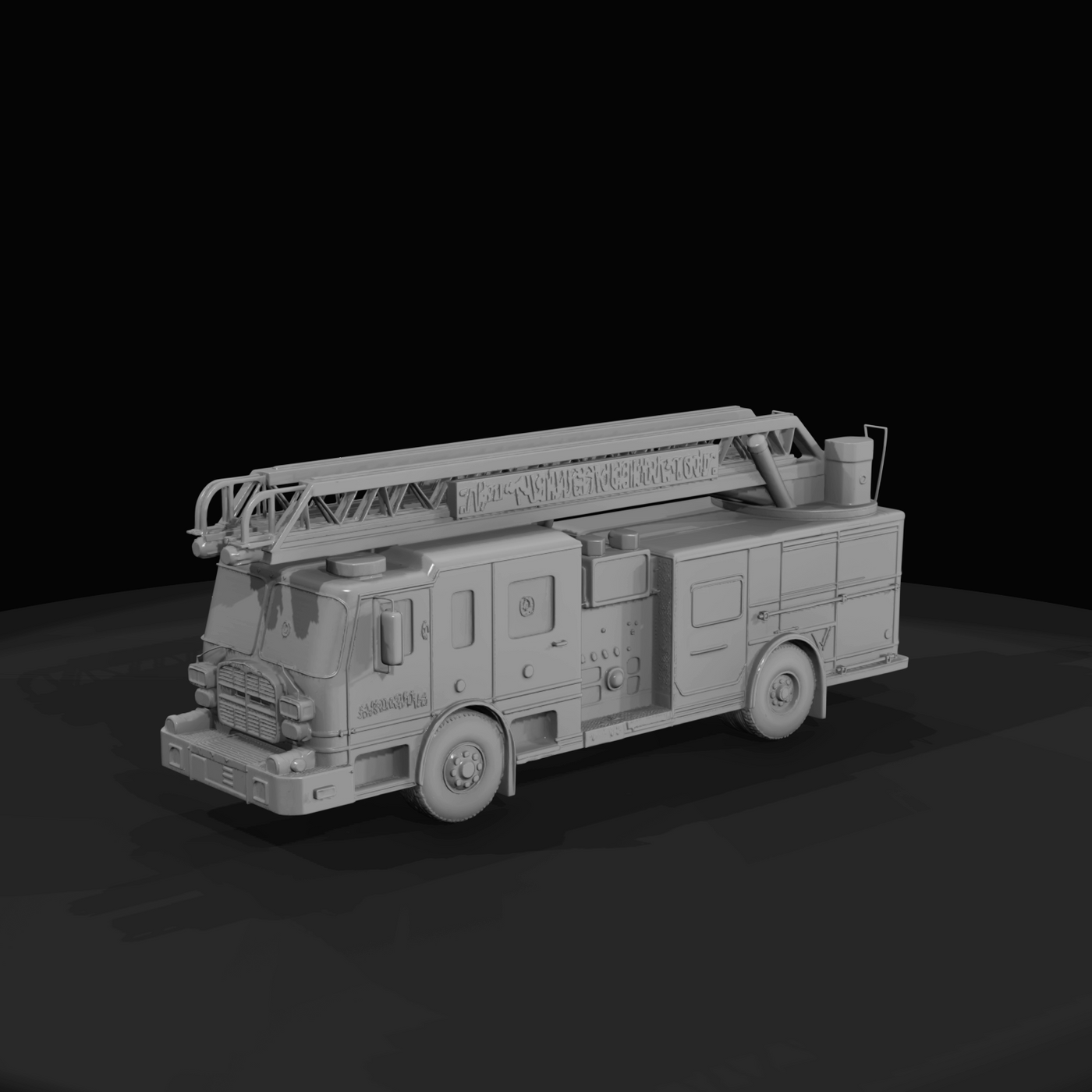 1980's Small Ladder Truck