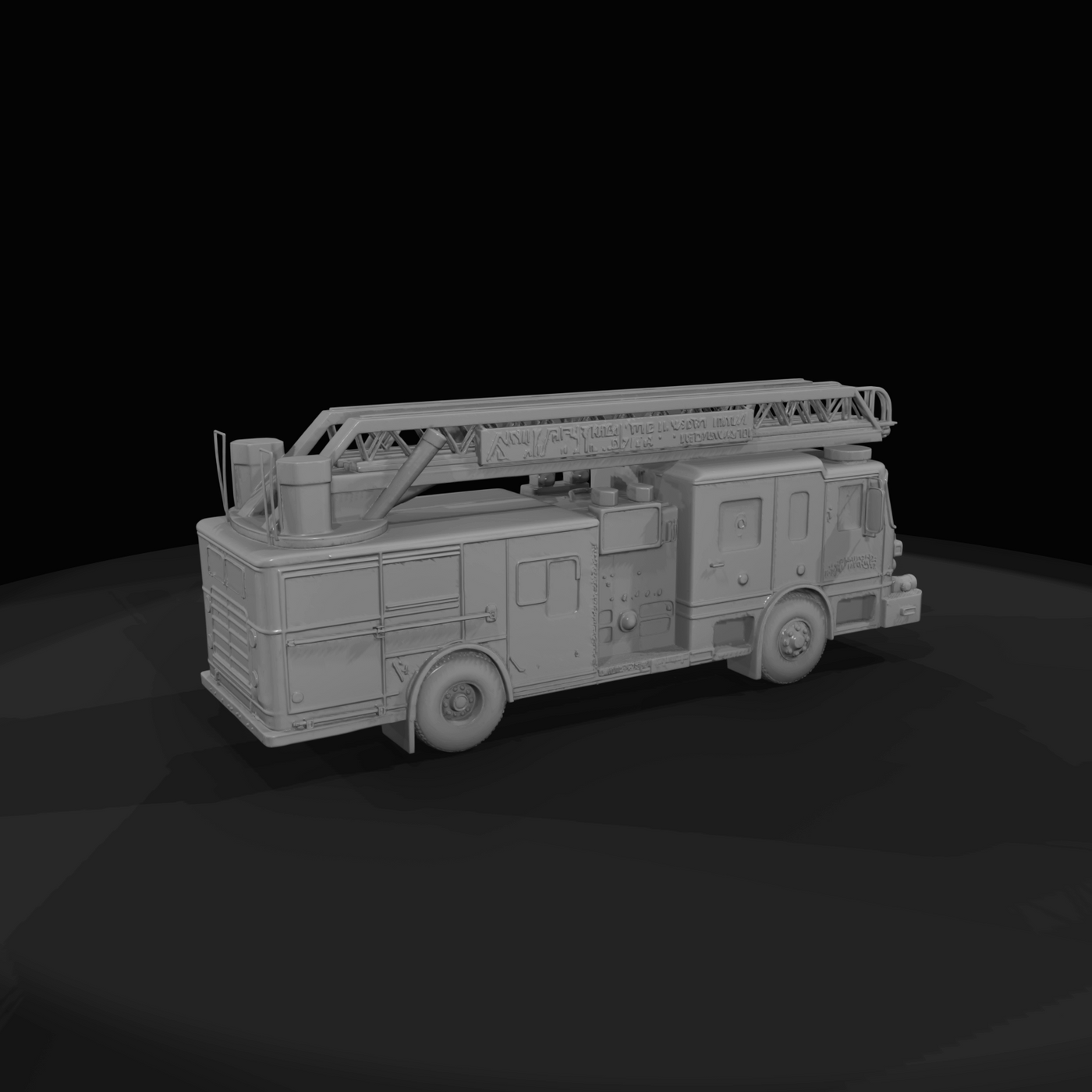 1980's Small Ladder Truck