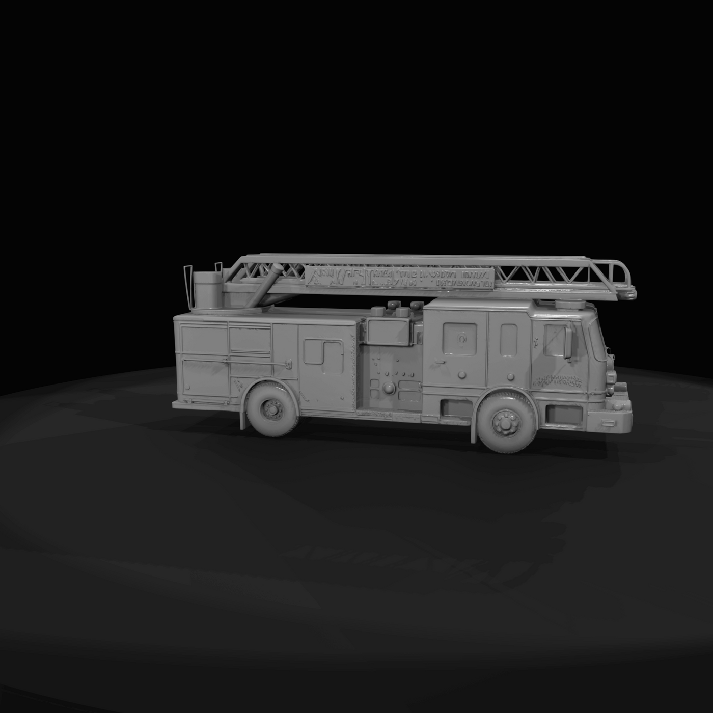 1980's Small Ladder Truck