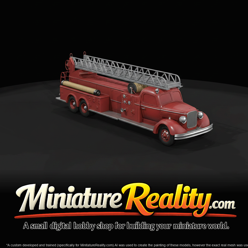 firefighting ladder/pumper truck