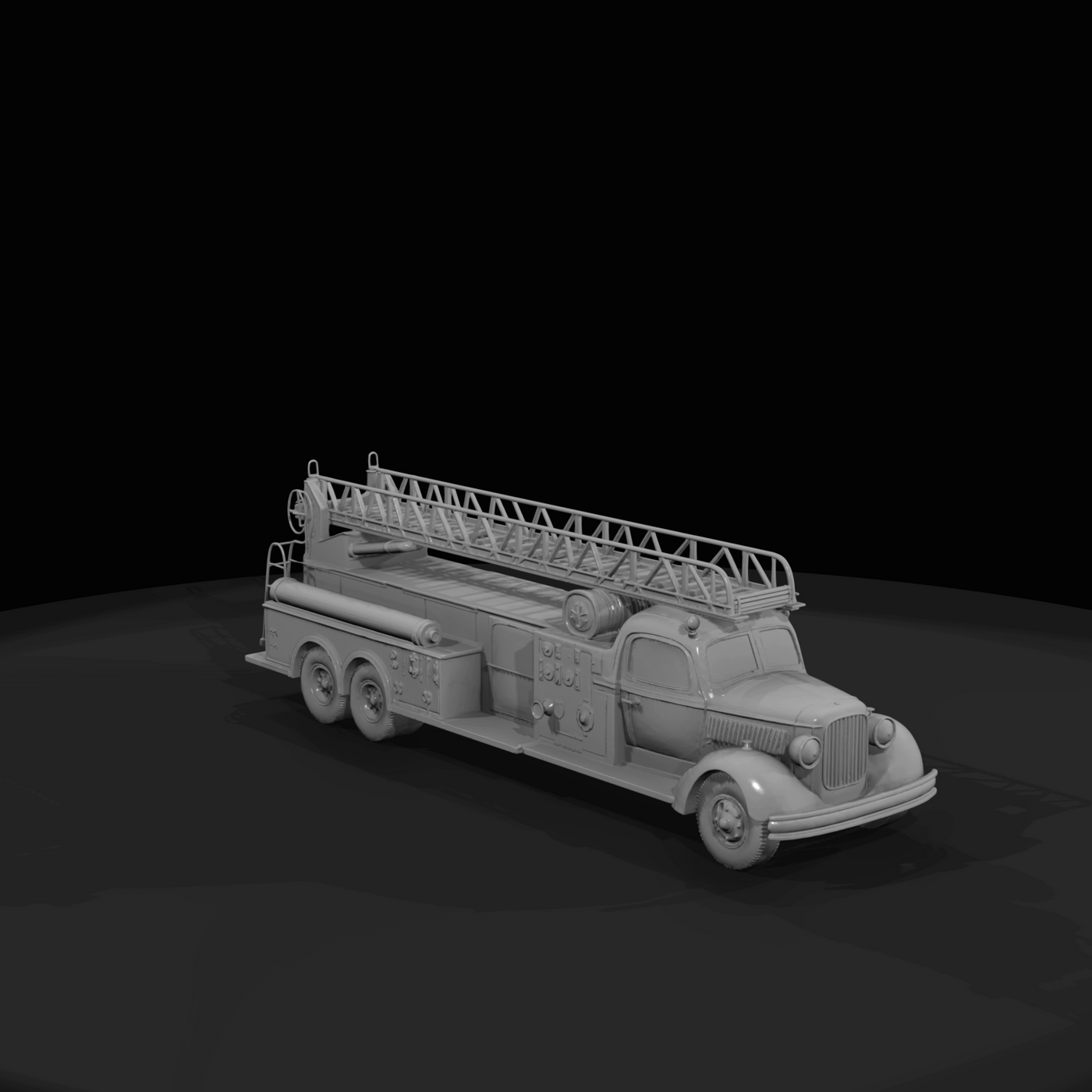 firefighting ladder/pumper truck