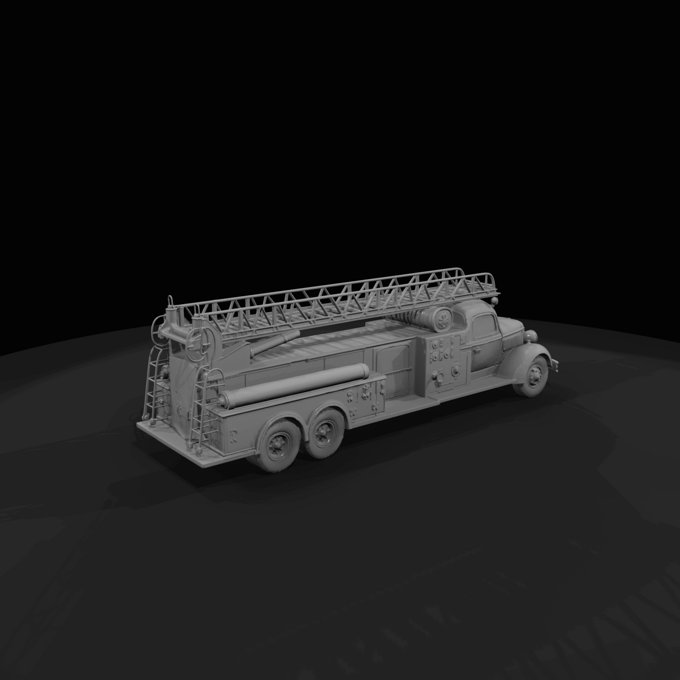 firefighting ladder/pumper truck