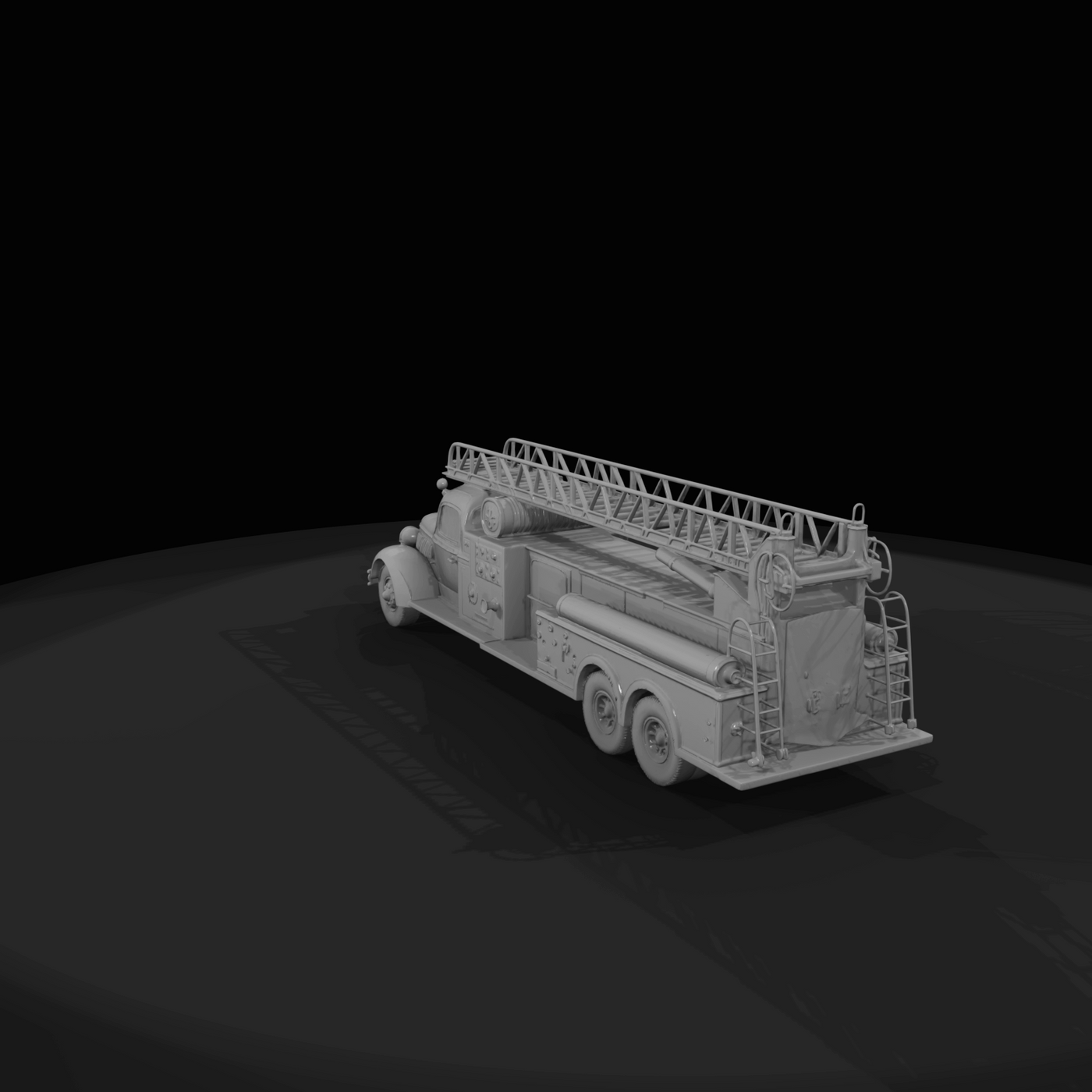 firefighting ladder/pumper truck