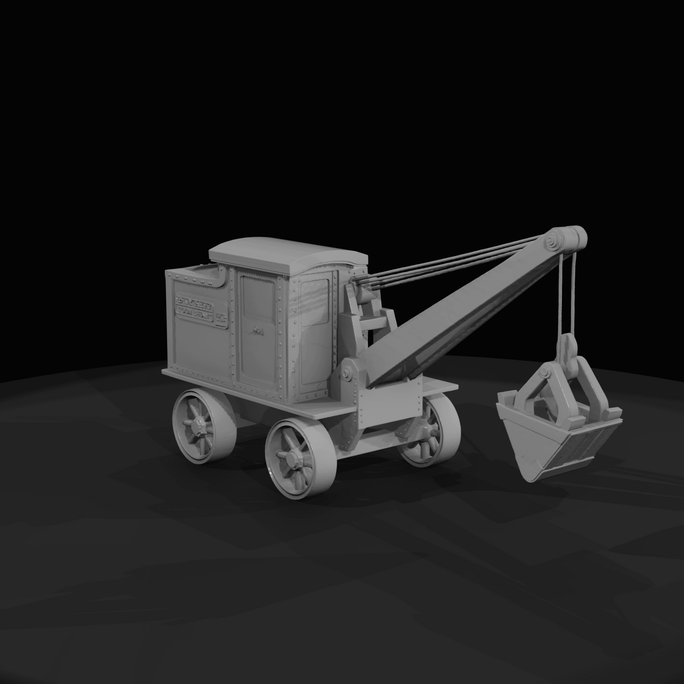 Steam Shovel Excavator (estimated)