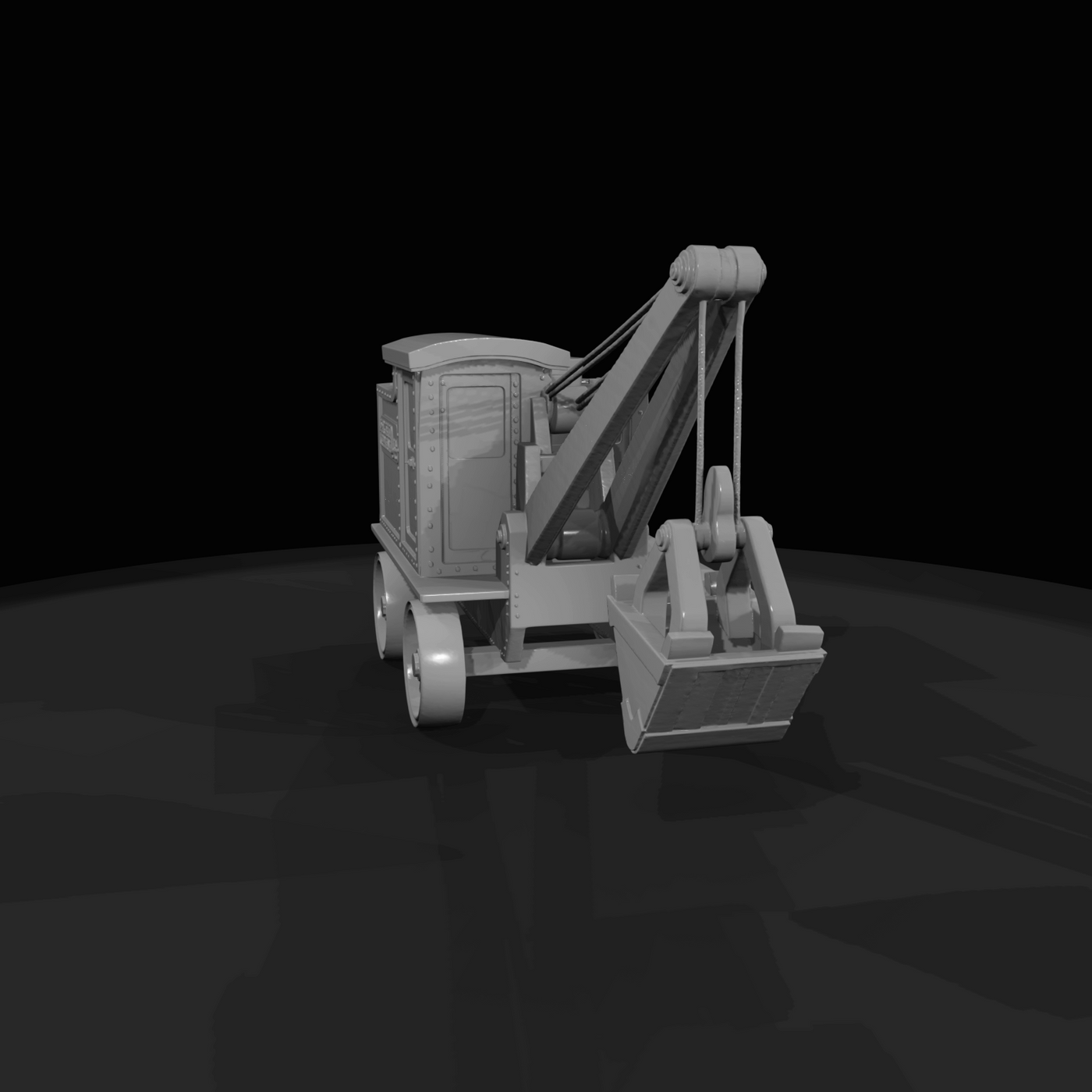 Steam Shovel Excavator (estimated)
