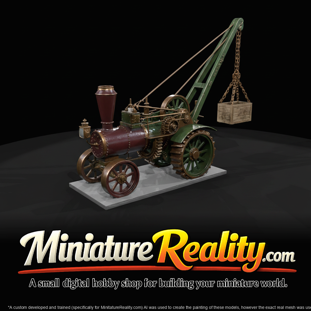 Traction Engine Steam Crane (1900s)