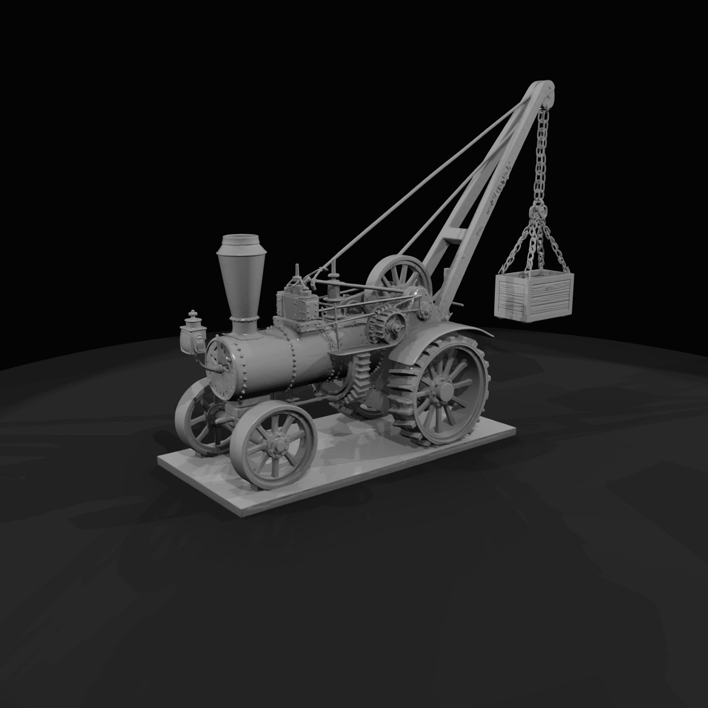 Traction Engine Steam Crane (1900s)