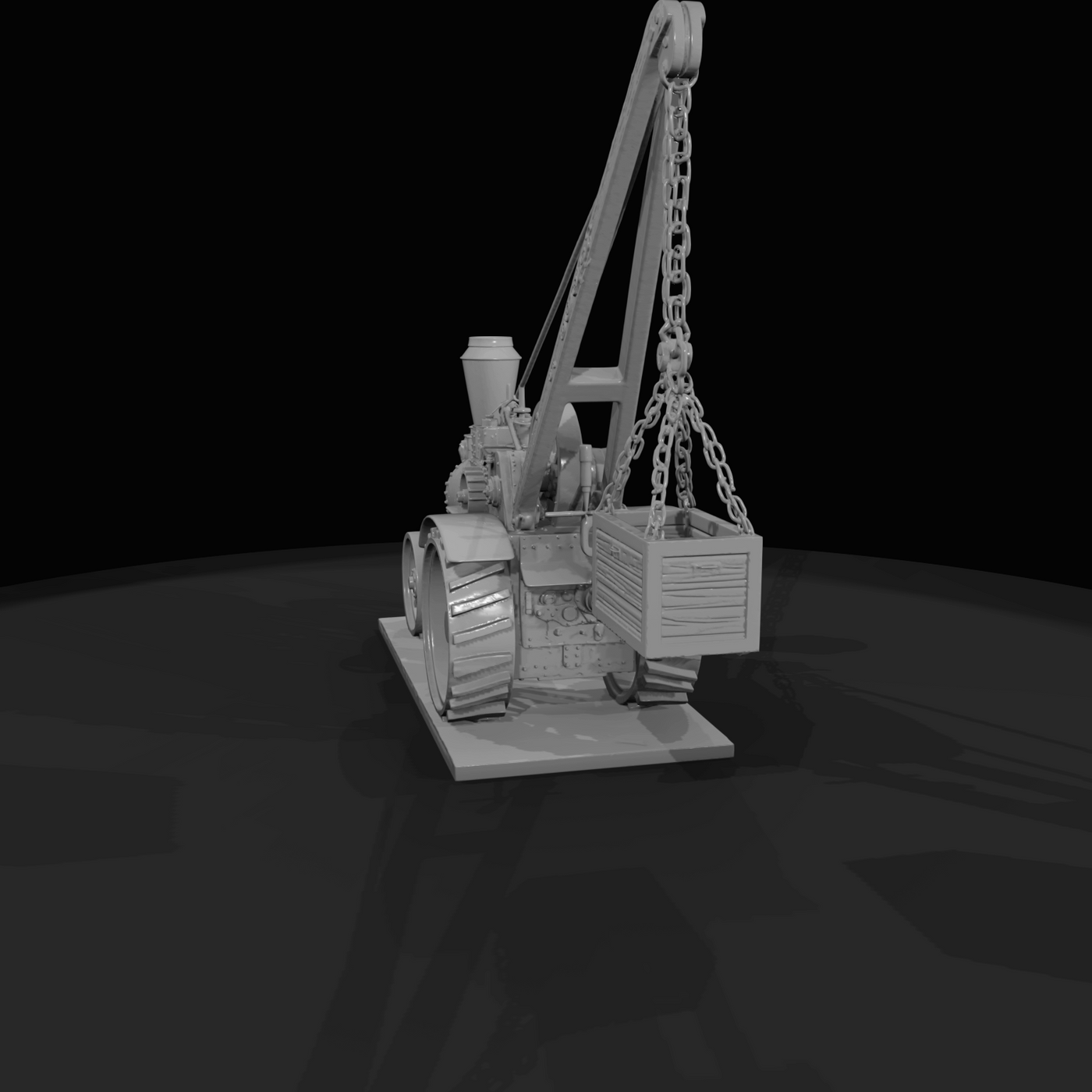 Traction Engine Steam Crane (1900s)
