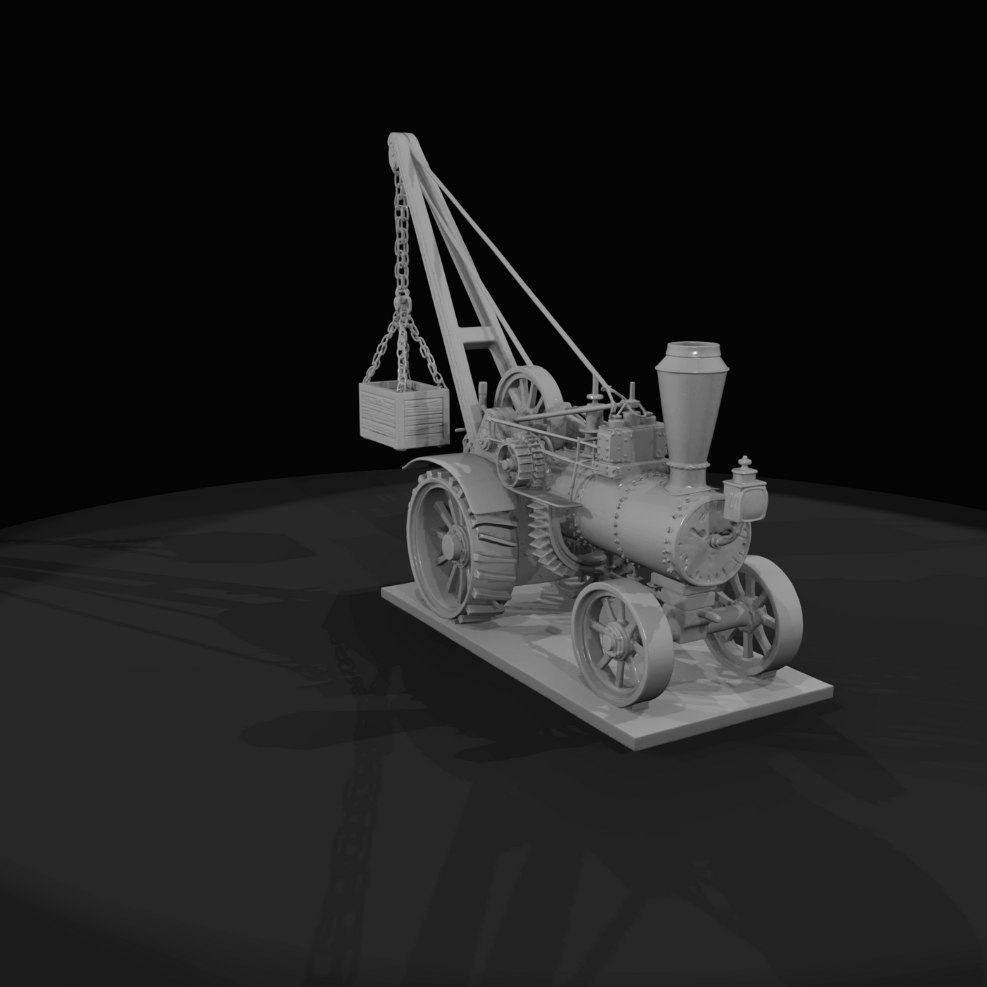Traction Engine Steam Crane (1900s)