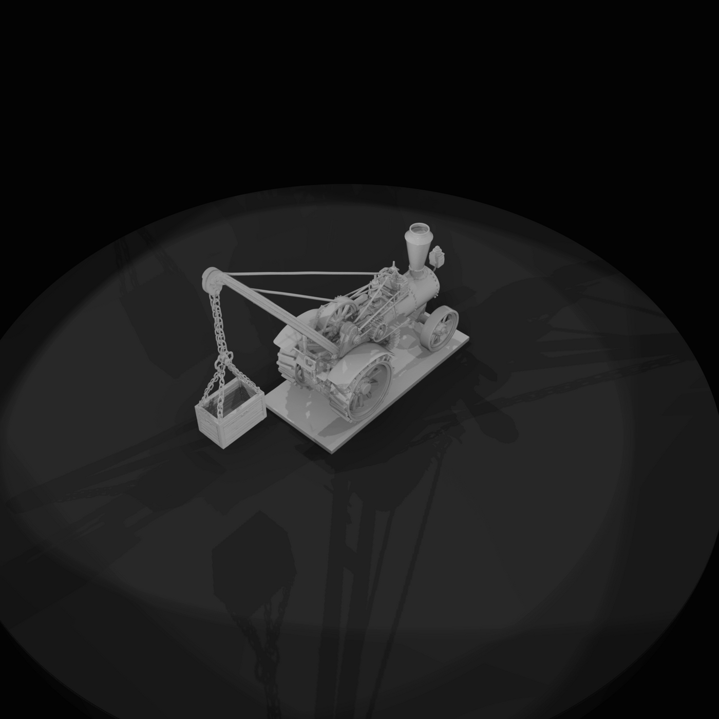 Traction Engine Steam Crane (1900s)