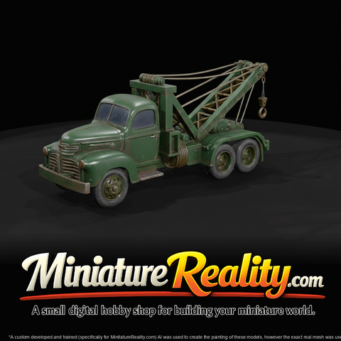 Heavy Duty Tow Truck Wrecker (1940s)