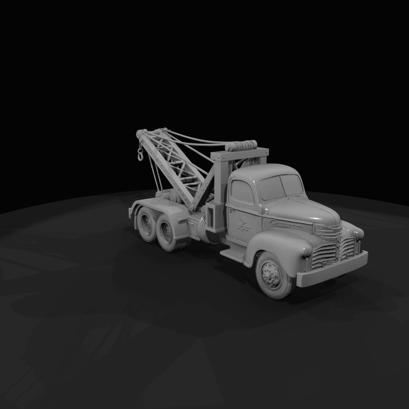 Heavy Duty Tow Truck Wrecker (1940s)