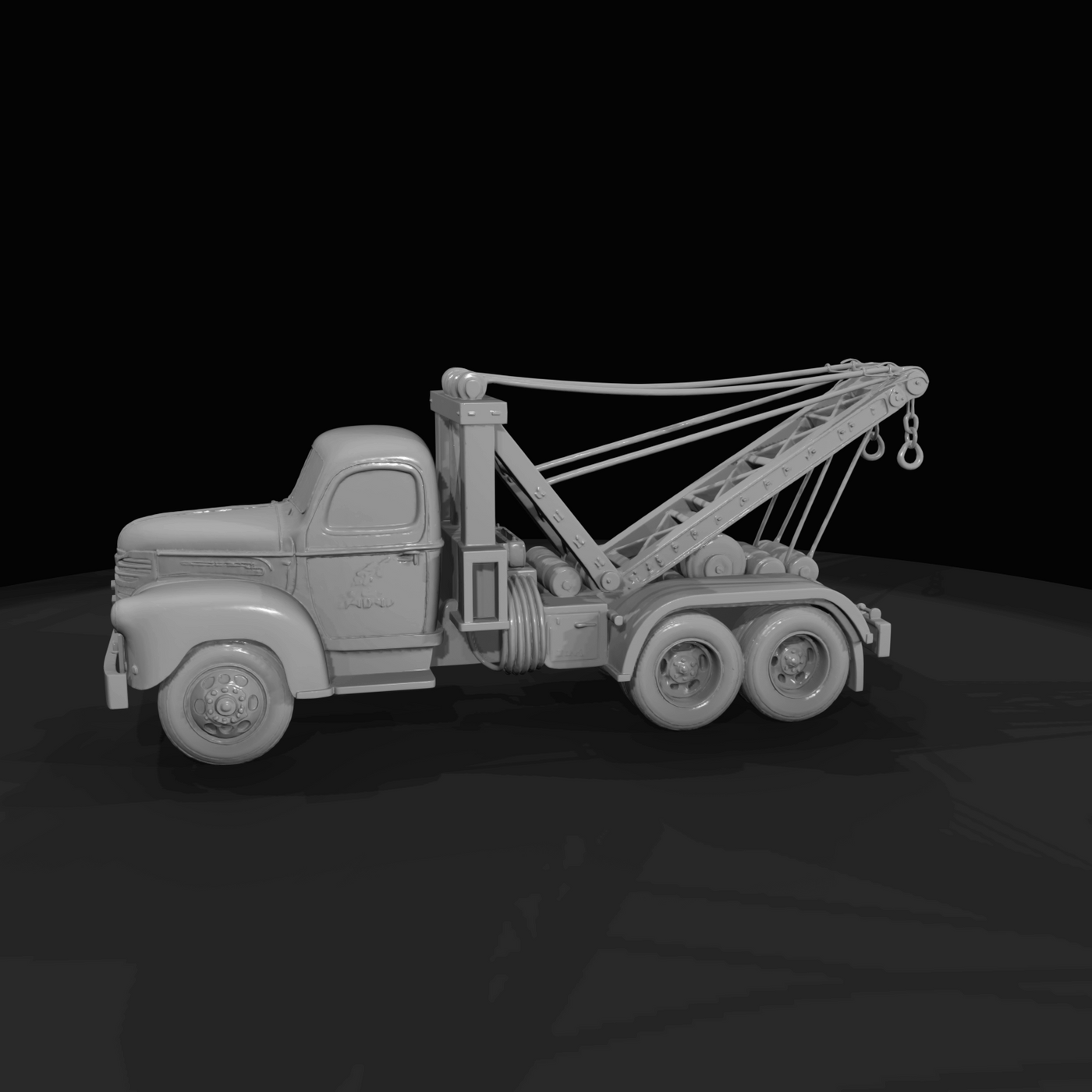 Heavy Duty Tow Truck Wrecker (1940s)