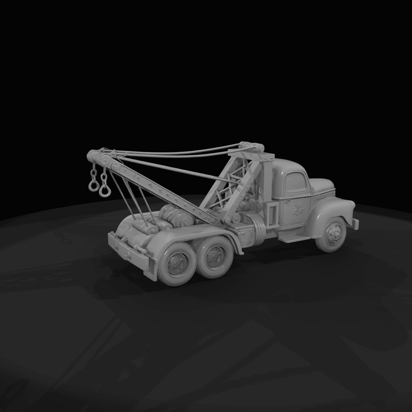 Heavy Duty Tow Truck Wrecker (1940s)