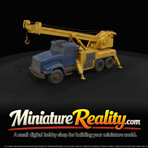 heavy-duty rotator tow truck (wrecker)
