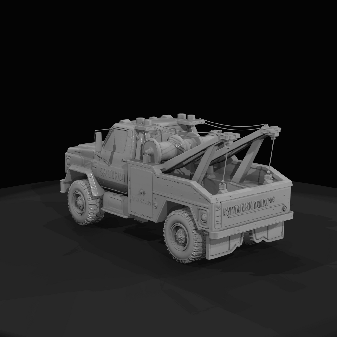 heavy-duty tow/wrecker truck