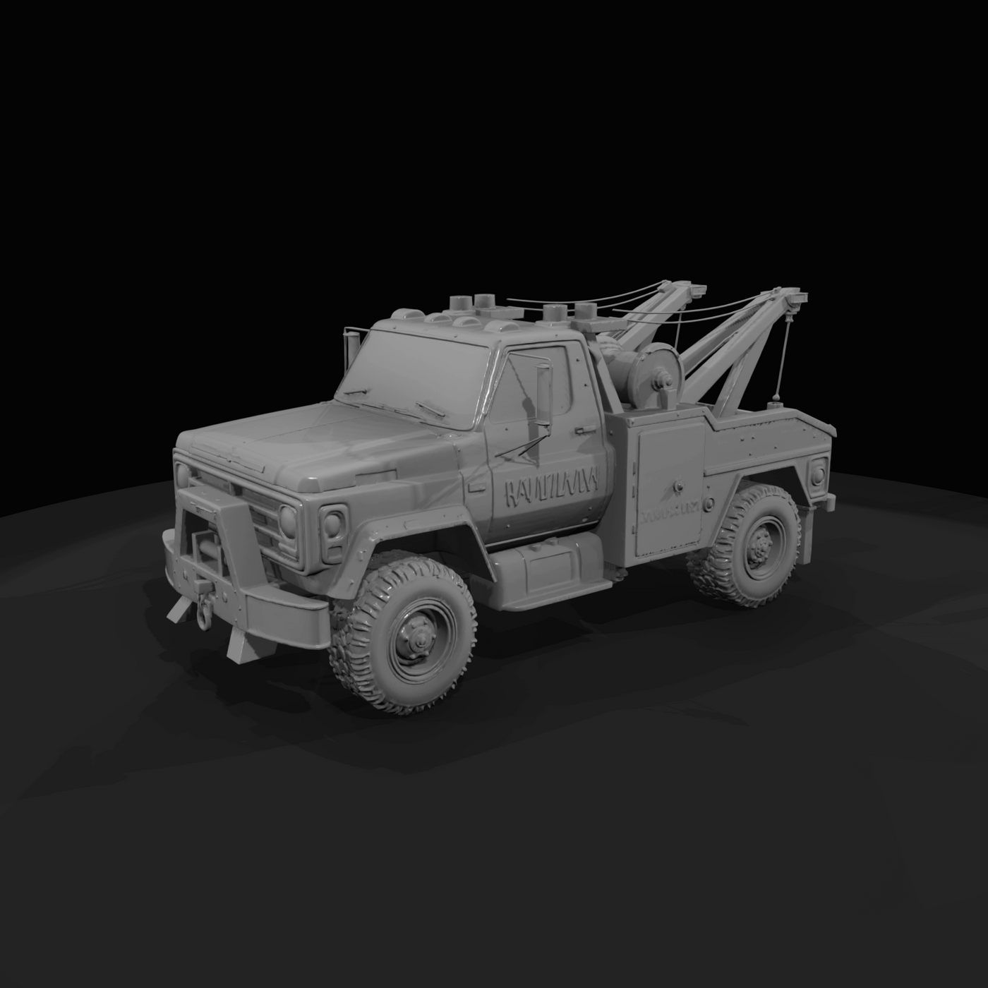 heavy-duty tow/wrecker truck