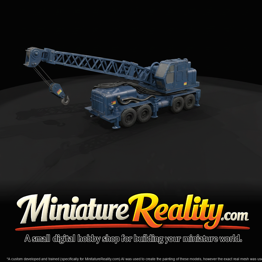 truck-mounted lattice-boom crane (construction vehicle)