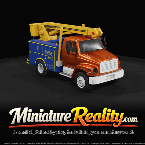 Utility Bucket Boom Truck (2000s)