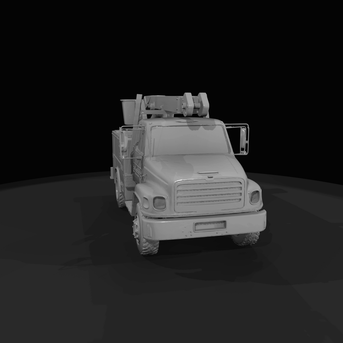 Utility Bucket Boom Truck (2000s)
