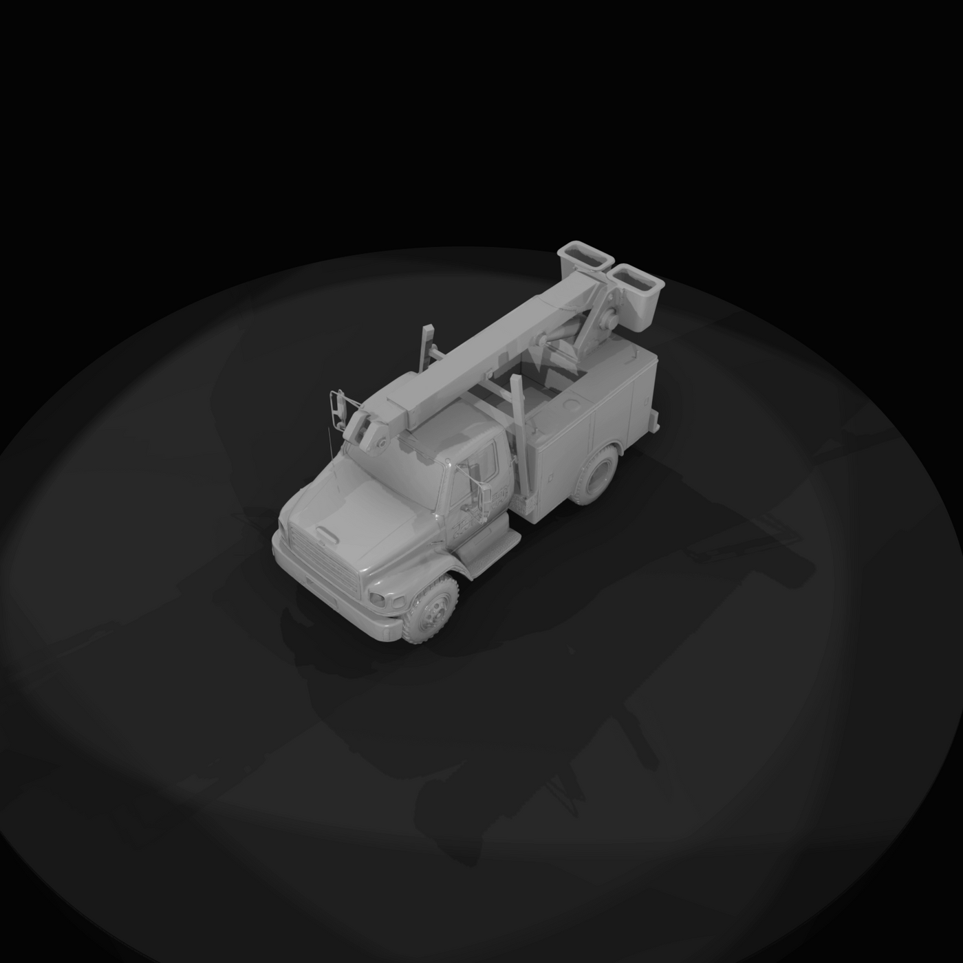 Utility Bucket Boom Truck (2000s)