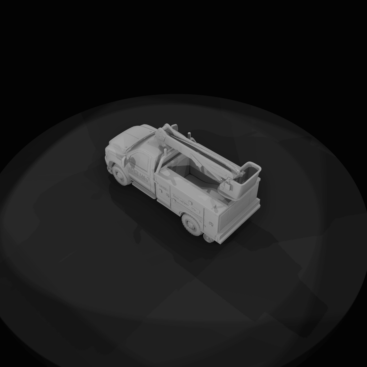 utility hi-rail truck
