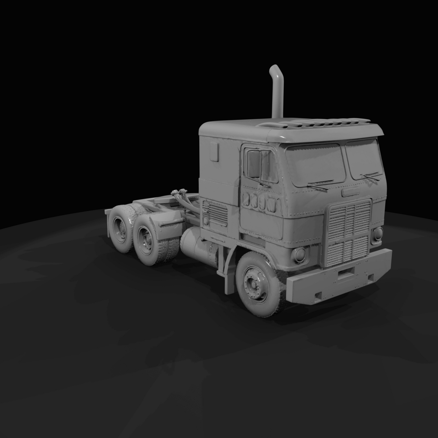 cab-over semi tractor (tractor unit)