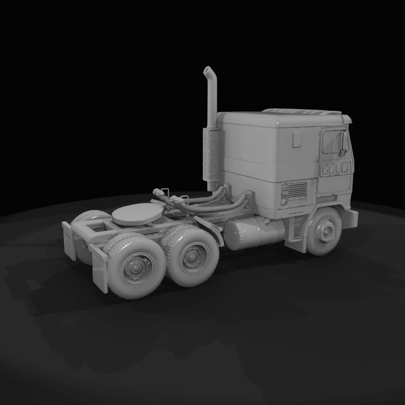 cab-over semi tractor (tractor unit)