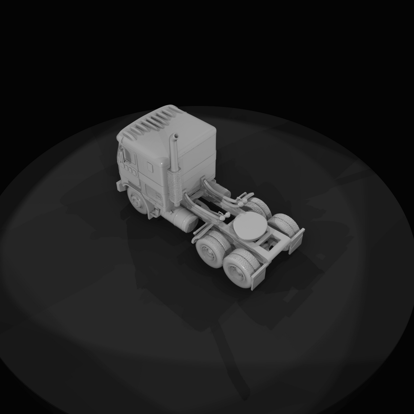 cab-over semi tractor (tractor unit)