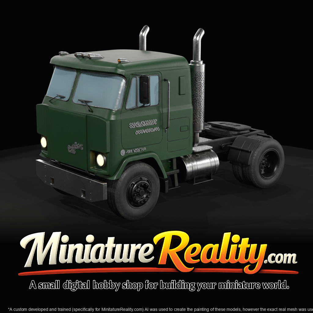 Cab Over Engine Semi Tractor Truck (1970s-1980s)