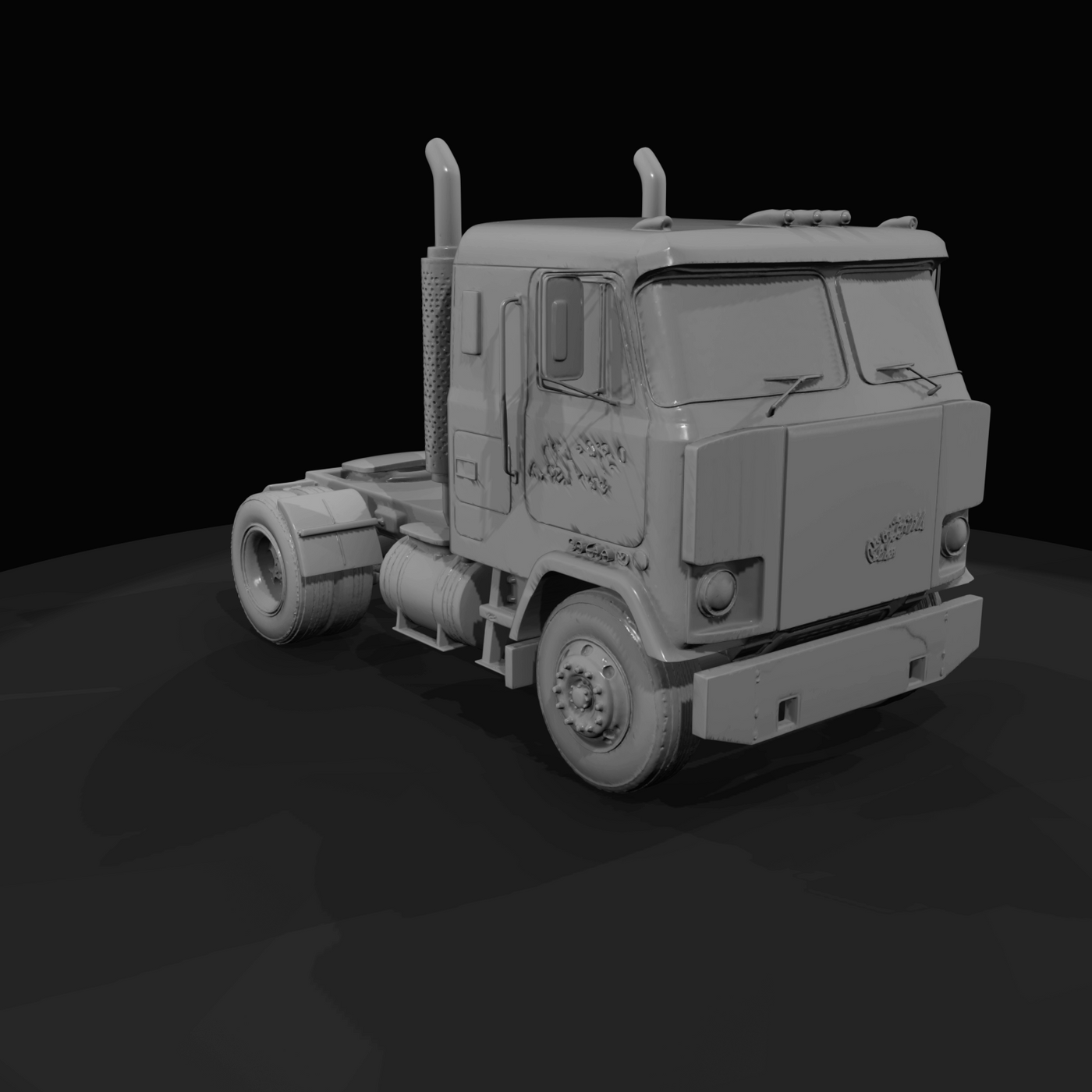 Cab Over Engine Semi Tractor Truck (1970s-1980s)