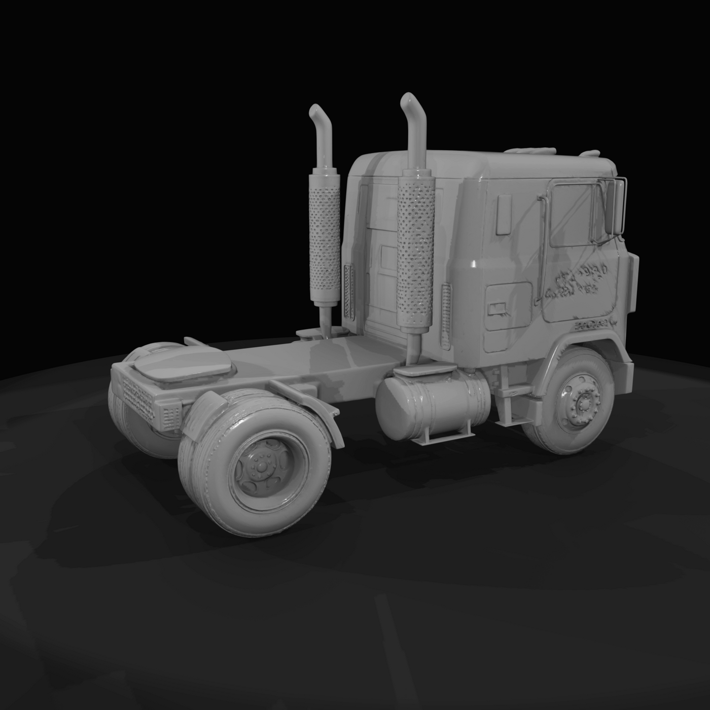 Cab Over Engine Semi Tractor Truck (1970s-1980s)