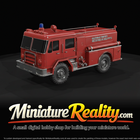 Airport Crash Tender Airport Fire Truck (1970s)