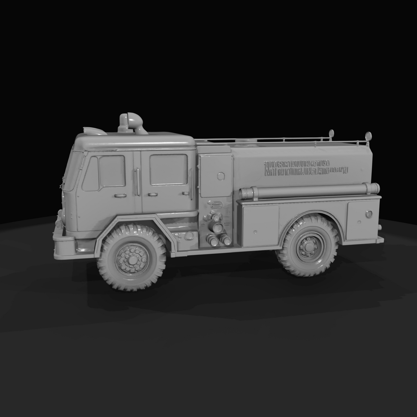 Airport Crash Tender Airport Fire Truck (1970s)