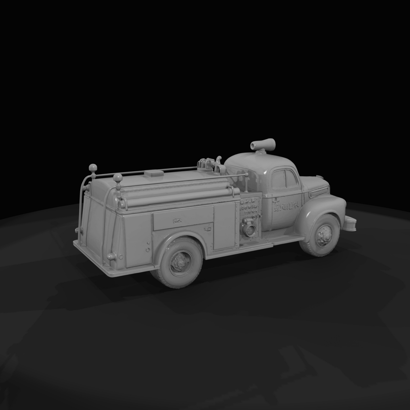 Municipal Fire Engine Water Tanker (1950s)