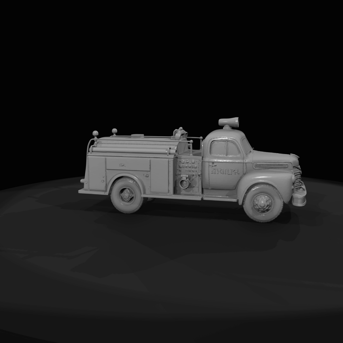 Municipal Fire Engine Water Tanker (1950s)