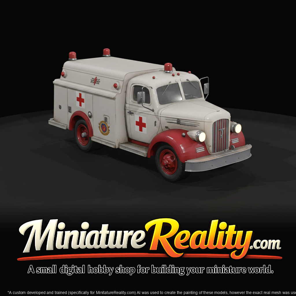 Fire Department Rescue Squad Truck (1940s-1950s)