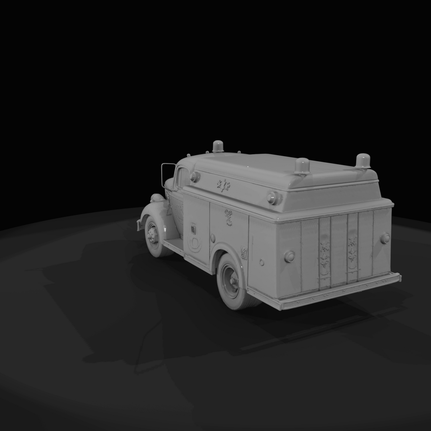 Fire Department Rescue Squad Truck (1940s-1950s)