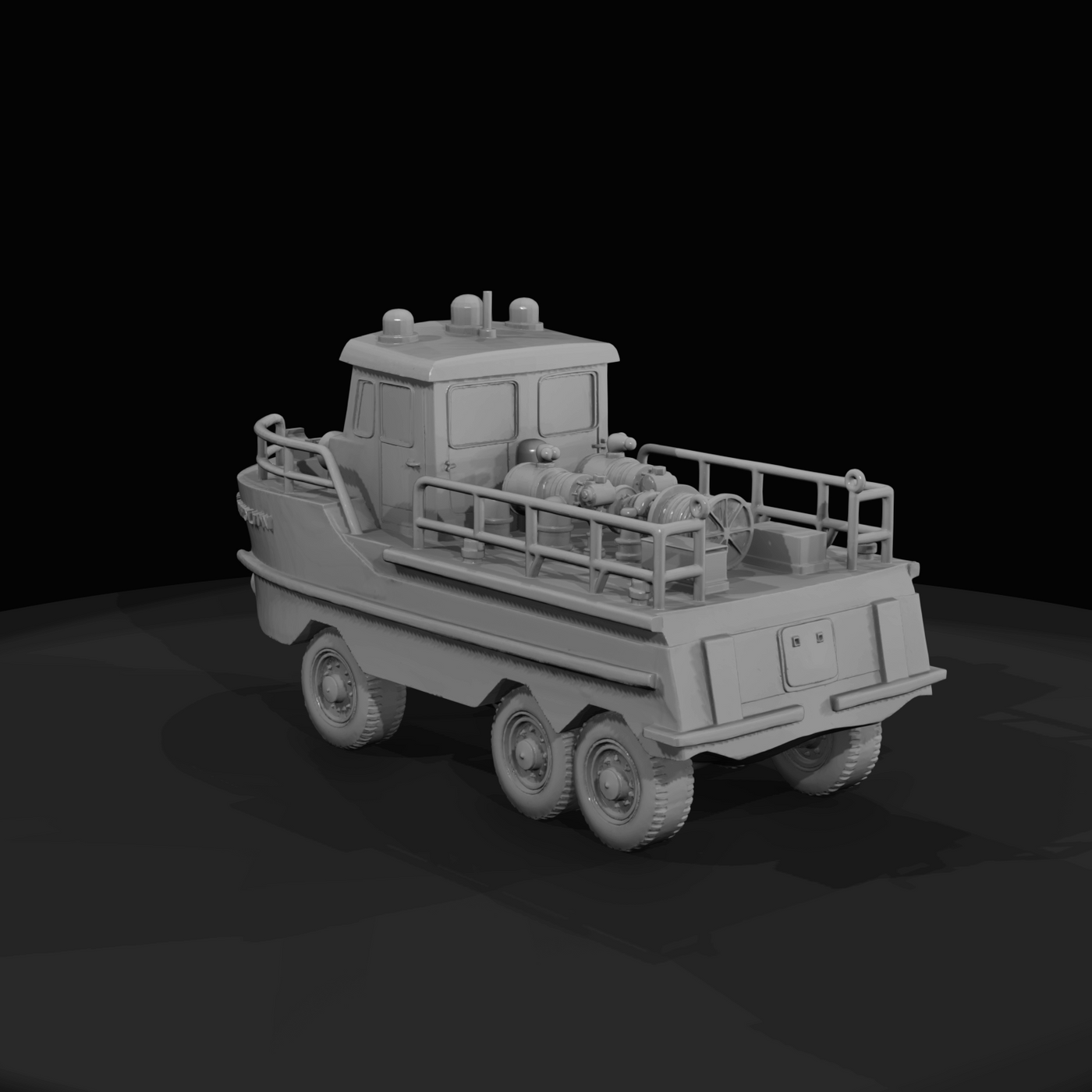 City of Milwaukee Fire-Rescue amphibious vehicle (vintage)