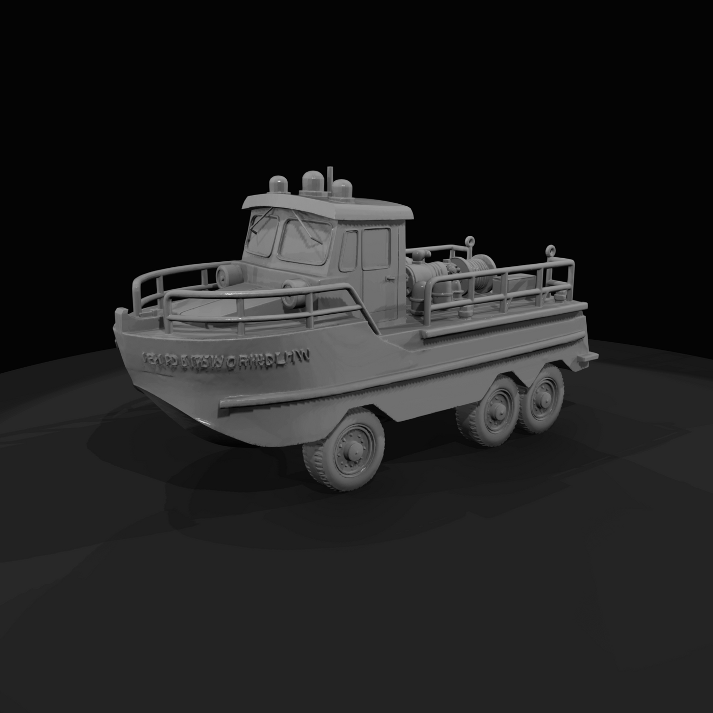 City of Milwaukee Fire-Rescue amphibious vehicle (vintage)
